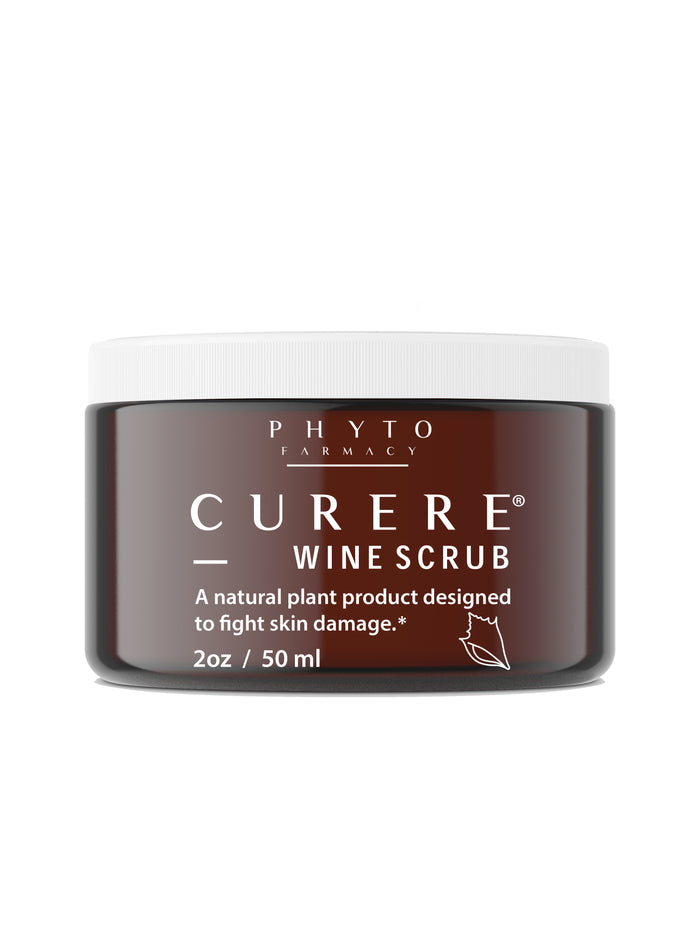 Curere Wine Scrub: Elegant Natural Exfoliant & Complete Skincare Solution